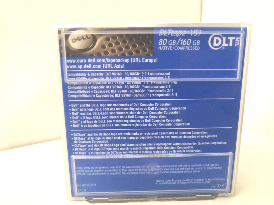 DELL DLTtape VS1 80GB/160GB JP-0P5639-48430-57J-0836 , DLT Tape , alle DLT VS160 - Bild 3 von 4