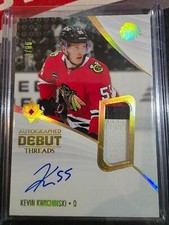 2023-24 Ultimate Collection Auto Debut Threads Kevin Korchinski  /99