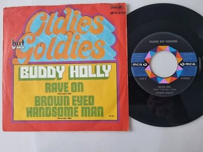 Buddy Holly - Rave on/ Brown eyed handsome man 7'' Vinyl Germany - Photo 1/4