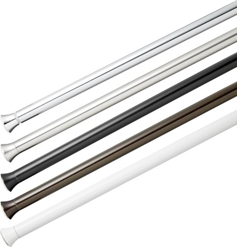 Stylish White Tension Curtain Rod up to 90" - Adjustable for Indoor/Outdoor Use - Picture 7 of 8