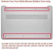 2PCS Bottom Rubber Feet Strips for HP 15-EF 15-DY 15T-DY 15s-fq 15s-fr 15s-er