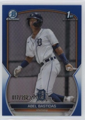 2023 Bowman Chrome Prospects Blue Refractor 17/150 Abel Bastidas #BCP-113 1n41
