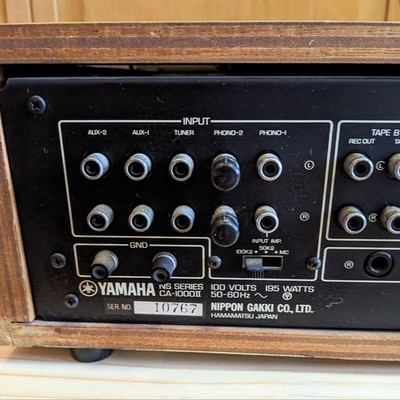 YAMAHA CA-1000II Integrated Amplifier (Junk) | eBay