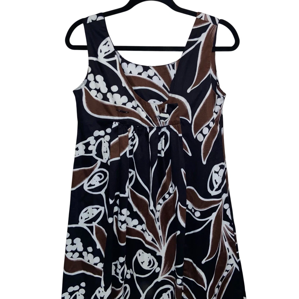 Vintage Tori Richards Dress Medium 60s 70s Waltah Clarke Hawaiian Aloha Maxi USA - Image 3 of 4