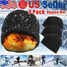 3PCS Military Tactical Skull Cap Winter Warm Fleece Windproof Beanie Hat Unisex