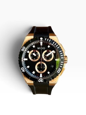 Mido Ocean Star Captain Chronograph Men Watch M023.417.37.051.00  44mm Full Kit