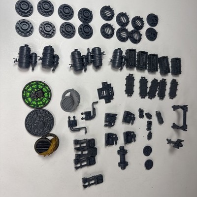 Warhammer 40K Terrain Bits. Barricades, Objective markers, Ammo cache kill team 