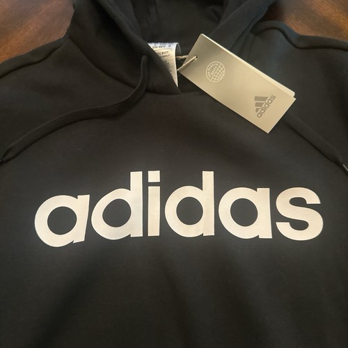 Adidas Damen W E Lin Ohhd FL Kapuzenpullover Multisport HM8065 schwarz XS - Bild 3 von 3