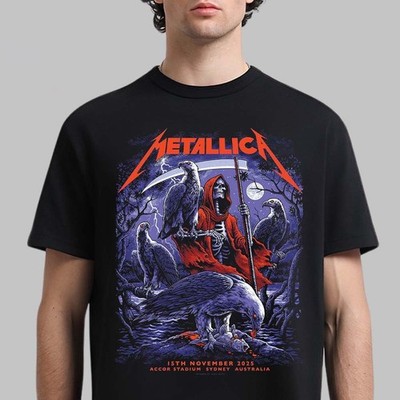Metallica M72 Sydney Australia 2025 Venue At Accor Stadium On 15 November Shirt