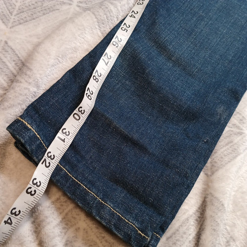 Vtg Levi's 606 Mens 30x32 Orange Tab Jeans Made In Turkey Work wear Rare Chore - Foto 15 di 16
