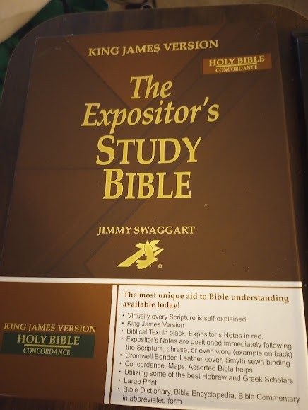 Jimmy Swaggart Expositor's Study Bible KJV Cromwell Bonded Leather