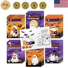 Halloween Ghost Coloring Books - 24PCS Mini Halloween Themed Color Book Bulk ...