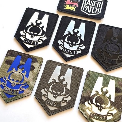 Halo ODST UNSC | Halo Unit emblem coaster | Lasercut Custom Patch with Hook