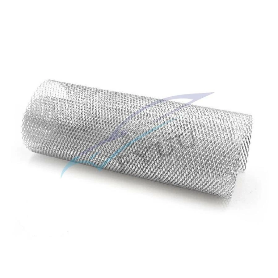 40"x13" Silver Rhombus Style Aluminium Vehicle Grille Net 8mm*16mm Mesh - Image 2 of 4