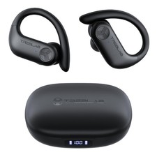TREBLAB X3 Pro Workout Wireless Earbuds, Earhooks, BT 5.3, 145H, IPX5, 2 Mics