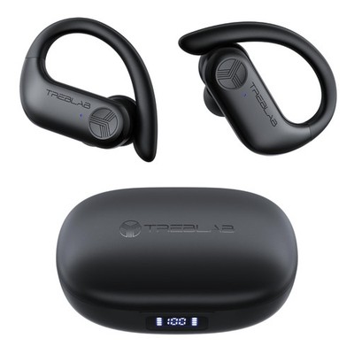 TREBLAB X3 Pro Workout Wireless Earbuds, Earhooks, BT 5.3, 145H, IPX5, 2 Mics