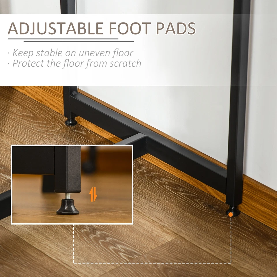 HOMCOM 3 Piece Bar Table Set, Bar Height Table with 2 Stools, Storage Shelf - Image 4 of 4
