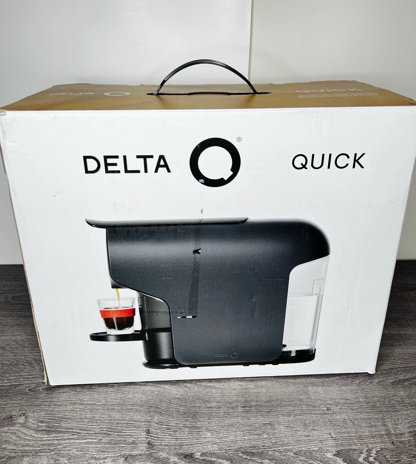 Delta Q Quick Coffee & Espresso Machine | Capsule System | Black | Open Box