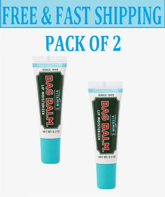 2 x Bag Balm Moisturizing Lip Balm - 0.3 oz Sealed