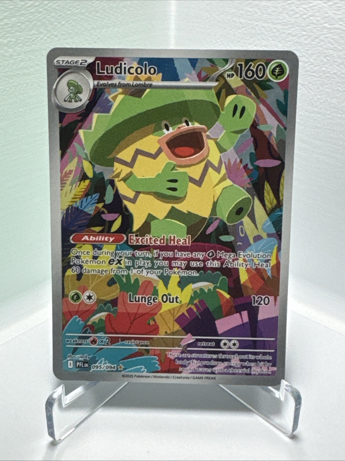 Pokémon TCG Holo Ultra Rare Ludicolo 95/94