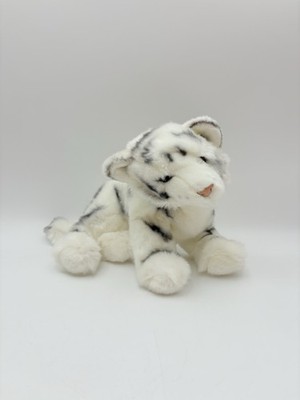 Douglas White Tiger Plush Cub Striped Cat Realistic Animal Toy Soft 1870 - 14''