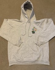 Vintage Google Android Hoodie Mens Medium Gray Tech Motorola Backflip Phone