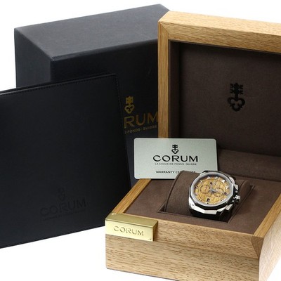CORUM Admirals cup 116.101.20/F249AW02 Wood Dial Automatic Men's