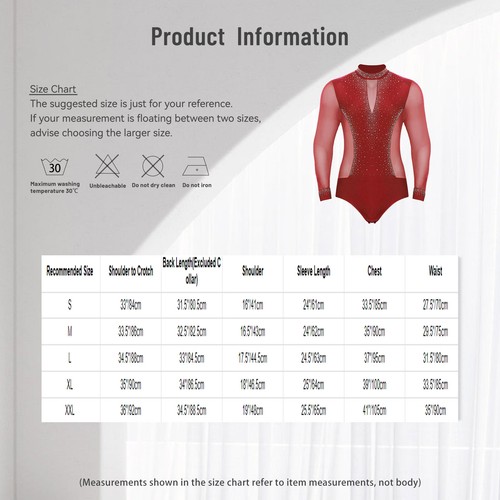 Mens Glitter Latin Ballroom Samba Dance Outfit Long Sleeve Bodysuit Nightclub - Picture 74 of 87