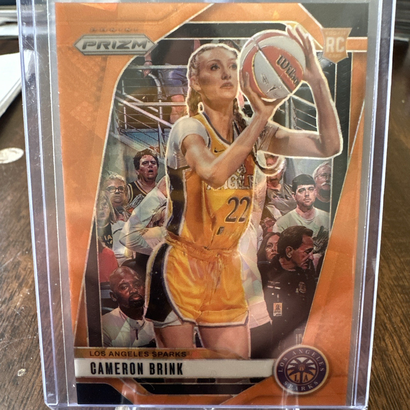 2024 Panini Prizm WNBA - Cameron Brink #127 Orange Ice Prizm (RC)