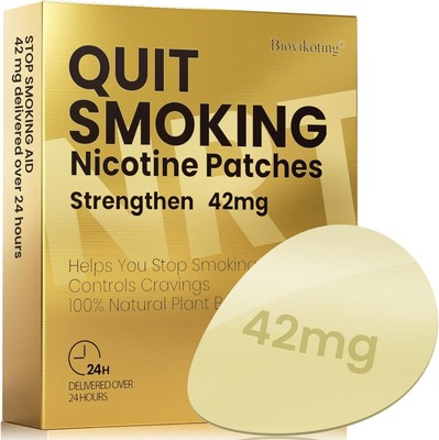 Quit Smoking Patches 42mg, Nicotine Patches Step 1, Stop Smoking Aids ...