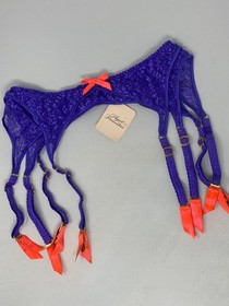Agent Provocateur Rei Purple Suspender AP3 Medium NWT