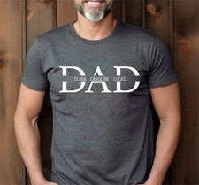 Personalized Dad Gift Shirt, Custom Names Christmas Gift Shirt for Dad
