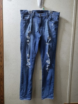 Flying Monkey Skinny Jeans Distressed Look Size 29 Made In USA Clean