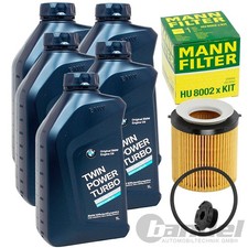 MANN ÖLFILTER +ORIGINAL 5W30 ÖL passend für BMW 3er F30 F31 5er F10 F11 X1 E84