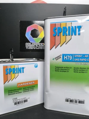KIT TRASPARENTE + CATALIZZATORE H79 + C68 ICR SPRINT 5 LT + 2,5 LT