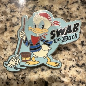 Disney Donald Duck Swab the Duck Single Pin from Disney Cruise Line Franchise