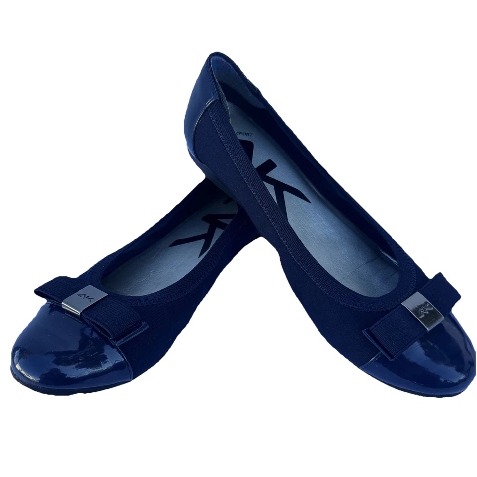 Lazo plano azul marino para mujer ANN KLEIN SPORT talla 9 Foto 4 de 4