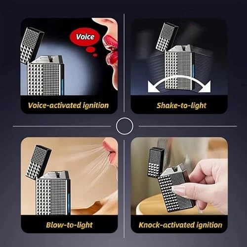 Voice-Controlled Lighter T1, Sound-Activated, Shake-Activated, Knock  - Picture 3 of 6