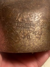 SONNAILLE ANCIENNE  CLOCHE DEVOUASSOUD  4/0 - ACIER FORGÉ--CHAMONIX-ALPAGE -