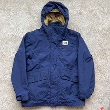 North Face Boys Gordon Lyons Triclimate 3-in-1 Jacket Small 7-8 Navy Dryvent