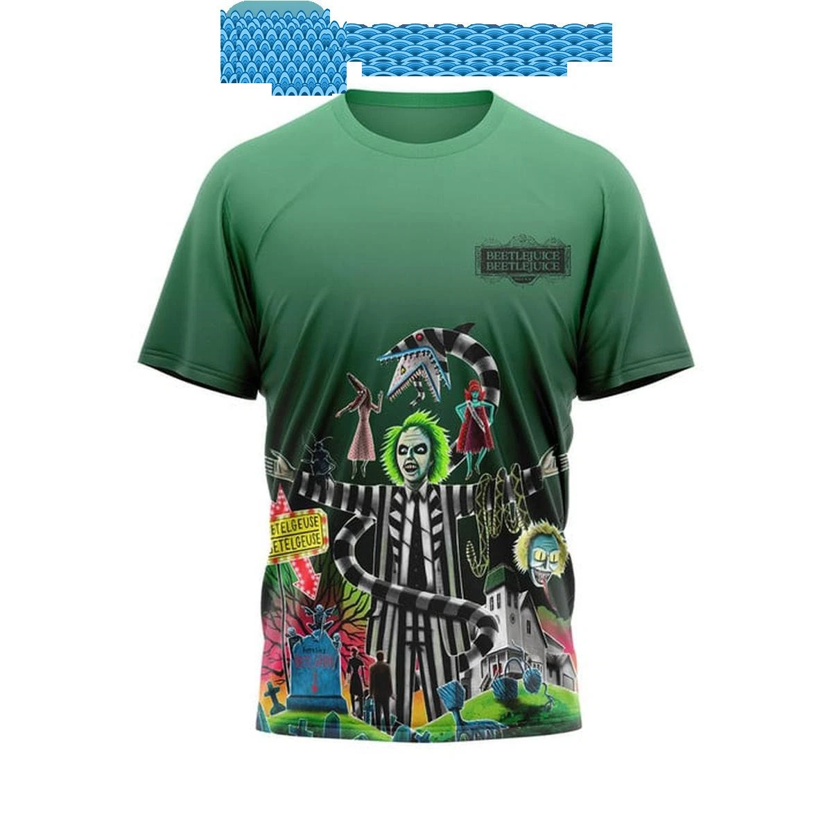 Beetlejuice Just Waiting For Halloween T Shirt