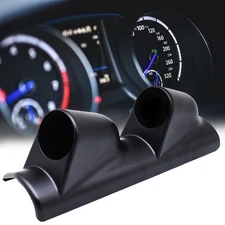 Universal 52mm  2"Dual Gauge Pod Holder A-Pillar Dashboard Turbo Boost LHD US