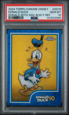 2024 TOPPS CHROME DISNEY DONALD DUCK 90TH ANV #DD10 DONALD DUCK 57