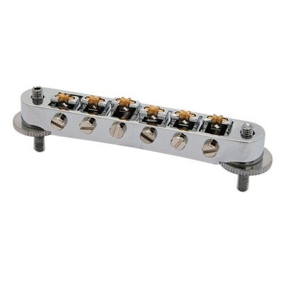 Göldo Tunamatic Roller Bridge 73,5mm, Chrom HW05C - Gitarren Ersatzteil