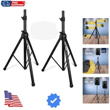 Pair of PA Speaker Stands by , Professional Heavy-Duty Tripod Structure, 4-6f...