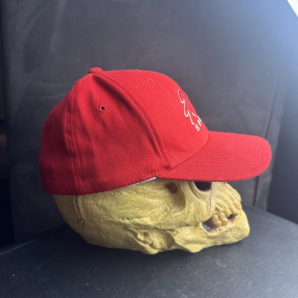 Sombrero deportivo Fubu Flex rojo vintage Foto 3 de 4