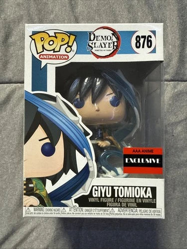Funko Pop Demon Slayer Giyu Tomioka Vinyl Figure - #876 AAA ANIME EXCLUSIVE
