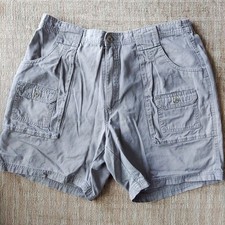 Red Head Cargo Shorts Mens Size 40 Gray Actual Size 36in Cargo Pockets