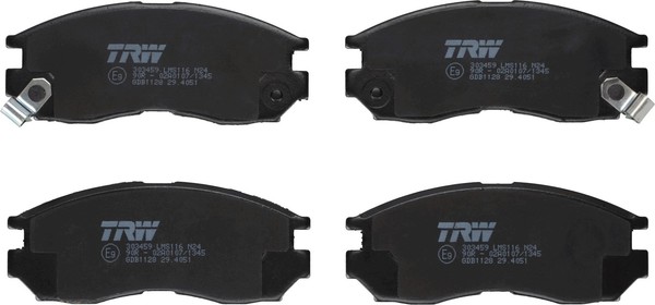 Bremsbelagsatz FÜR Mitsubishi Galant VI Stufenheck (E3 A) - TRW GDB1128-image