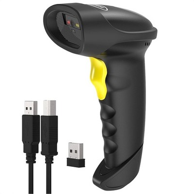 Inateck 2D Barcode Scanner, Bluetooth QR Code Scanner, 2D Imager 2000mAh Battery